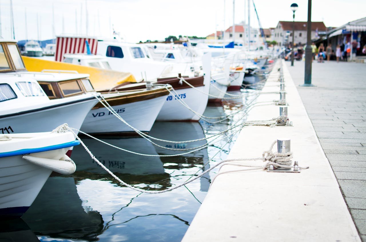 Boats Near Dock